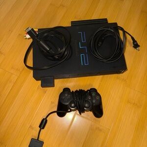 Sony PS2 Console with Black Controller